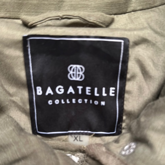 Bagatelle Collection Womens Quilted Utility Jacket Olive Green Size XL - Picture 5 of 5